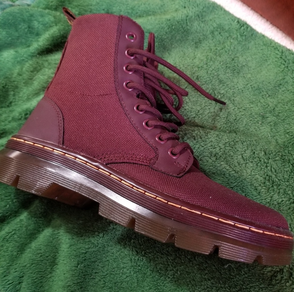 Old Oxblood Dr. Martens.
